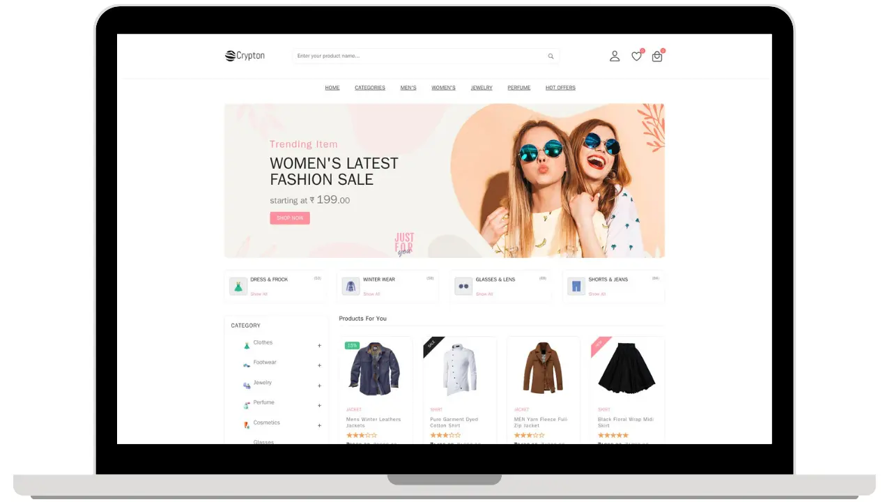 Crypton - Fashion E-Commerce Platform